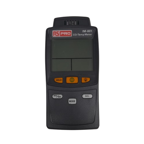 RS PRO IM-801 Handheld Gas Detector for Carbon Monoxide Detection (LN)
