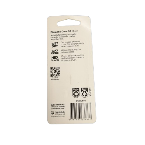 Sutton Drill Bit D6912500 25mm  (LN)