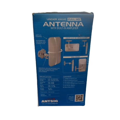 ANTSIG AP536 Under Eave Antenna with Built-In Amplifier (LE)