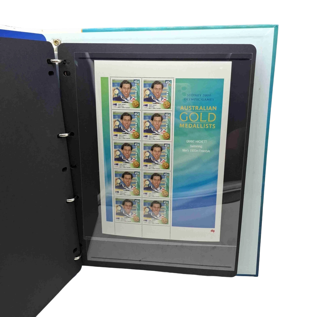Australia Post Stamp Collection Sydney 2000 Olympic Blue (WR 1431458)