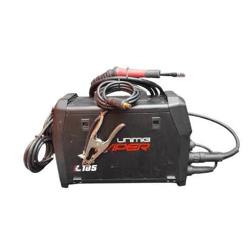 Unimig Welder Viper Mts 185 Black With Leads and Earth Clamp (MR)