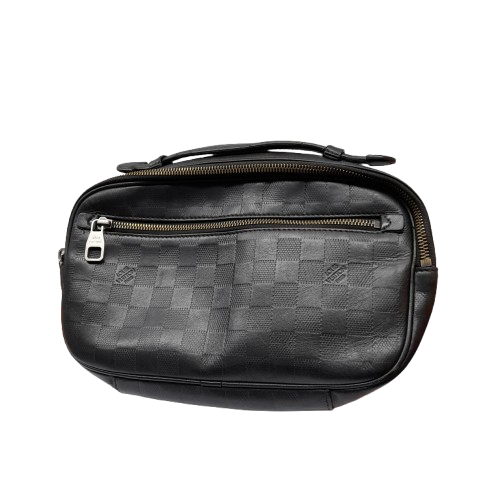 Louis Vuitton Damier Infini Onyx Black Shoulder Bag – Authentic ** Second Hand In Good Condition ** (1391477 MR)