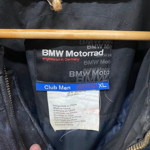 BMW Club Leather Jacket Black (NG)