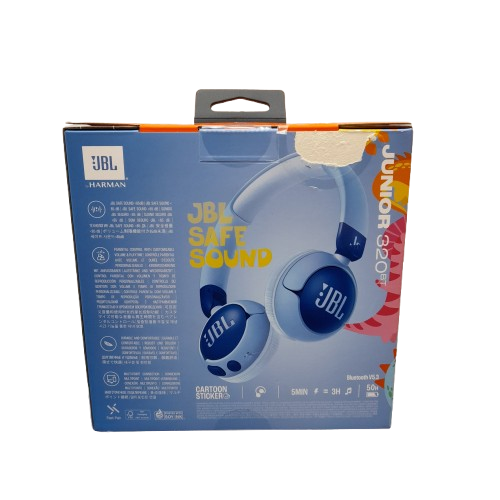 JBL Junior 320BT Wireless On-Ear Kids Headphones Blue (LN)