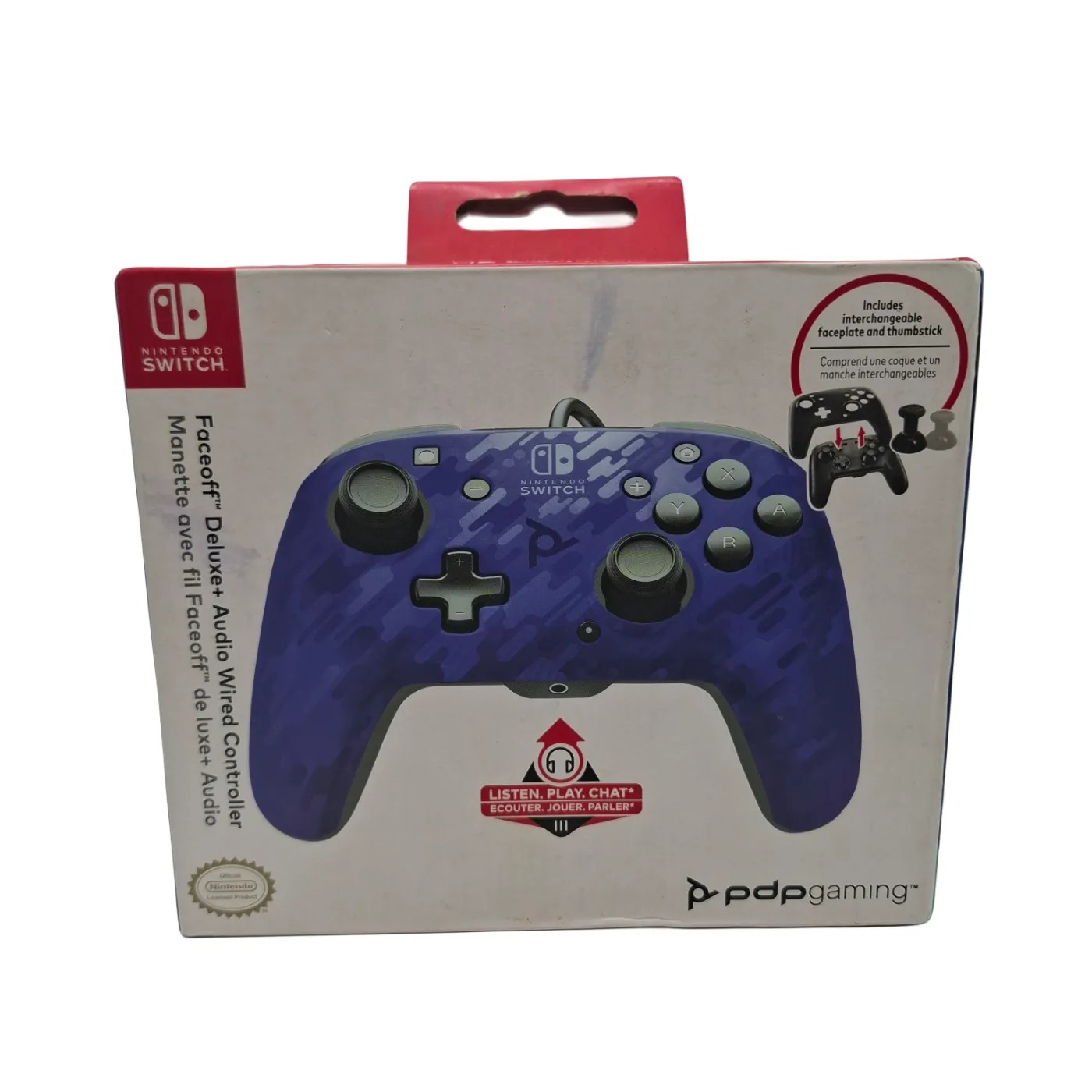 PDP Faceoff Deluxe Controller Blue (WR 1412476)