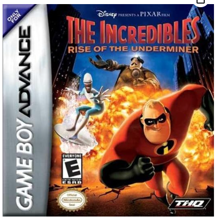 The Incredibles Rise Of The Underminer – Gameboy Advance Game