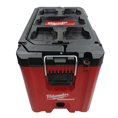 Milwaukee Packout Compact Tool Box 48228422, Red, Good USED Condition, No Internal Dividers (NA)