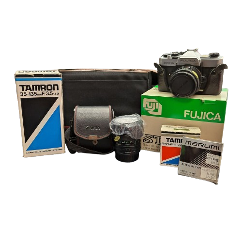 Fujica Film Camera STX-1N Set