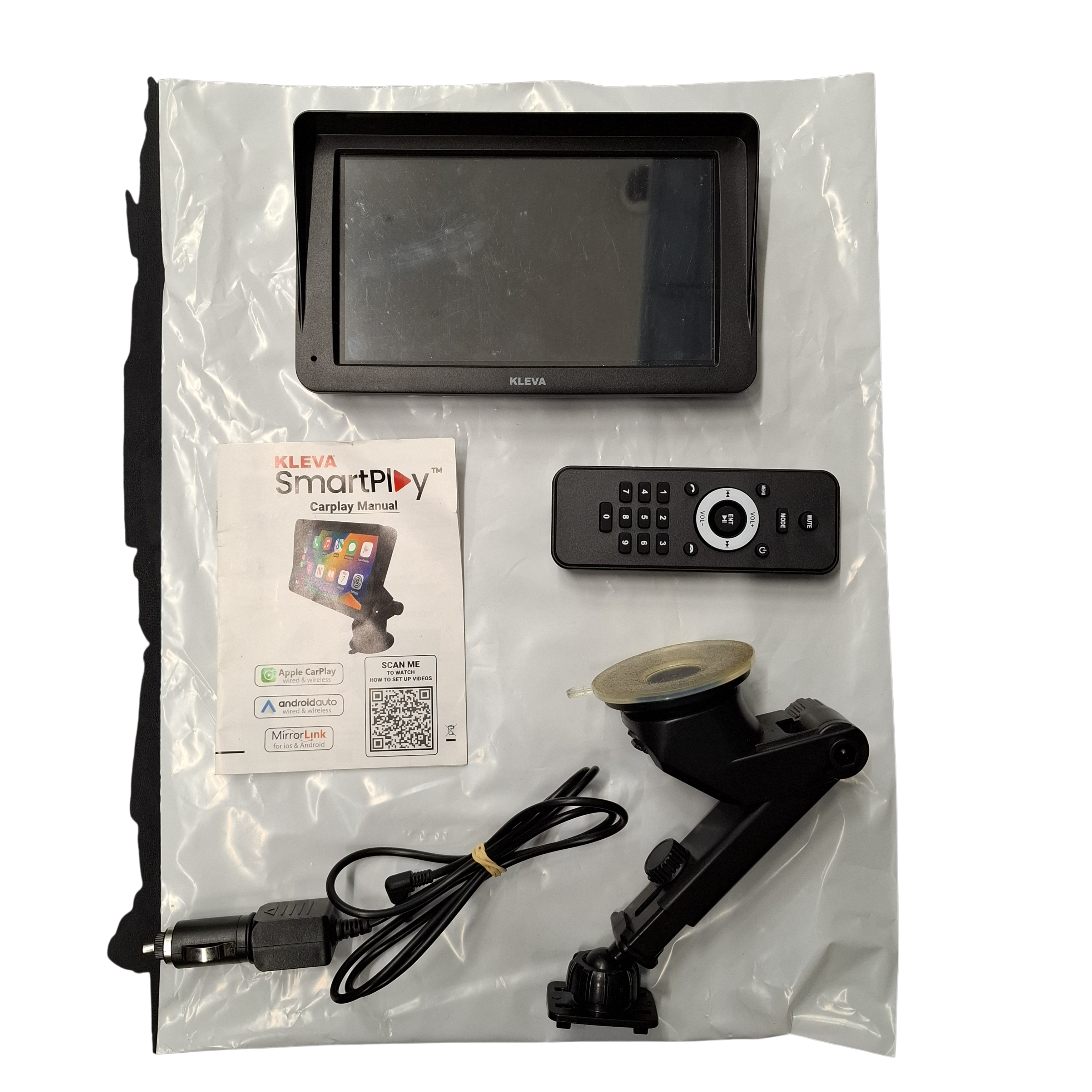 Kleva Smartplay Carplay Black Android Auto Apple CarPlay (1434409) (JN)