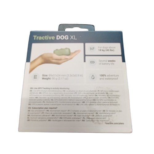 Tractive GPS DOG XL (Green) New In Box