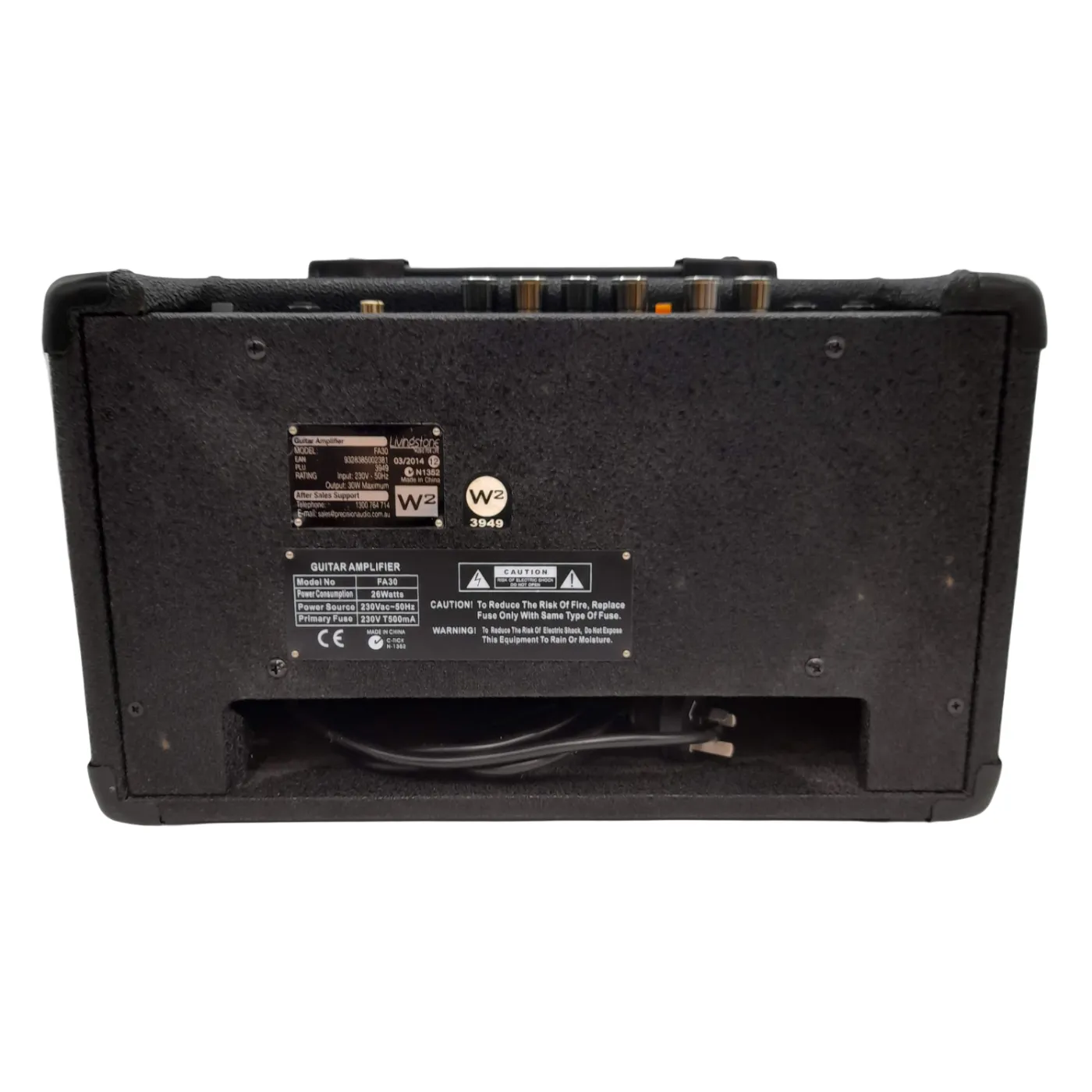 *SOLD AS IS* Livingstone FA30 26W Guitar Amplifier *Low Sound Quality* (WR 1384662)