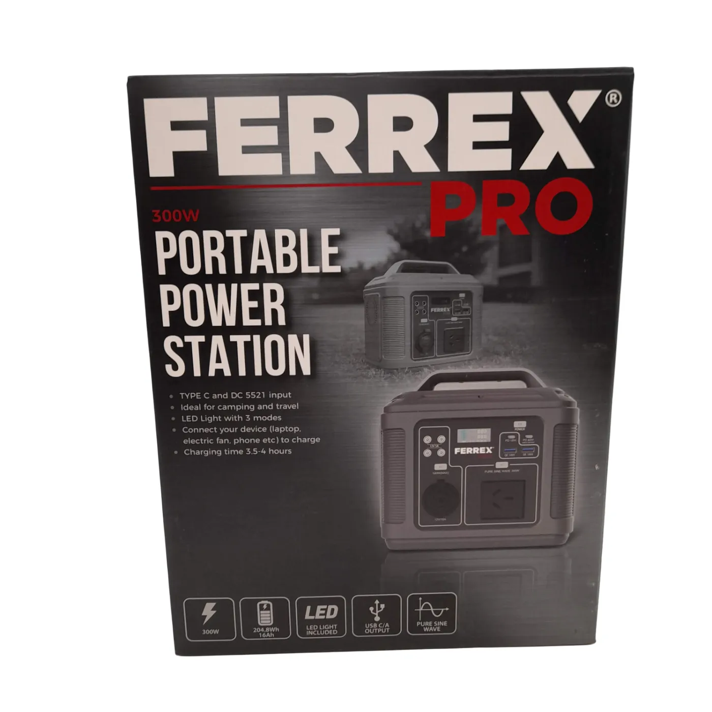 Ferrex Pro Power Station 300W – Portable Power Station (WR)