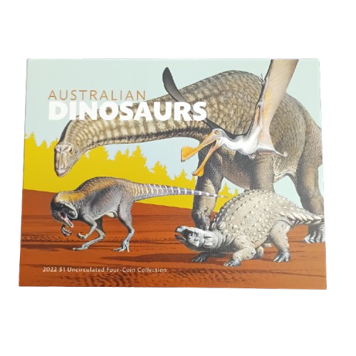 Australian Dinosaur Collector Coins 2022 $1 Four Coin Set (CP)