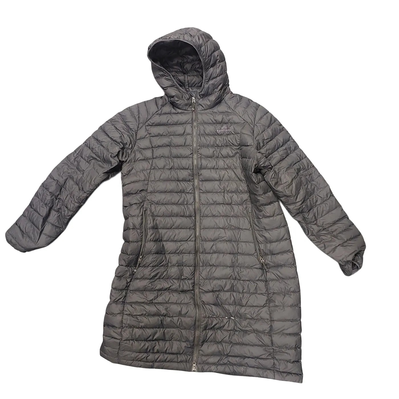Kathmandu Female Long Puffer Jacket – Size Medium Black (1423520) (GB)