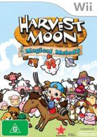 Harvest Moon Magical Melody Nintendo Wii Good Condition No Manual (LN)
