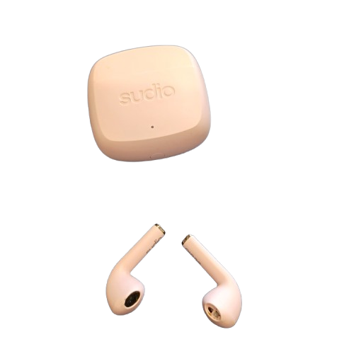 Sudio A3 Pro True Wireless ANC Earbuds Pink black ear piece missing from one ear bud – see pictures please (LE)