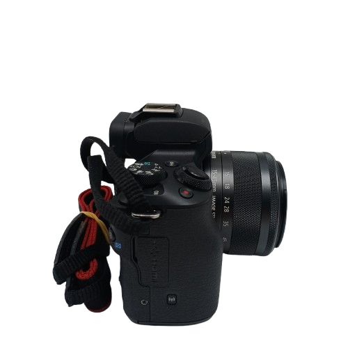 Canon Camera EOS M50 Mark 2 Black with Lens Attached and Battery Charger (CP)