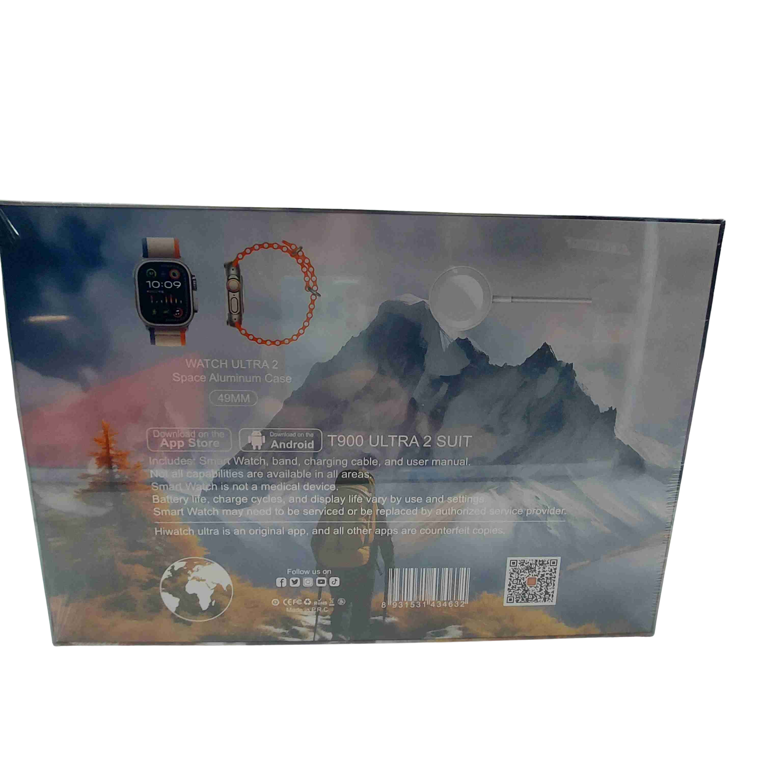 HiWatch Ultra T900 Smart Watch Grey (GB1434984)