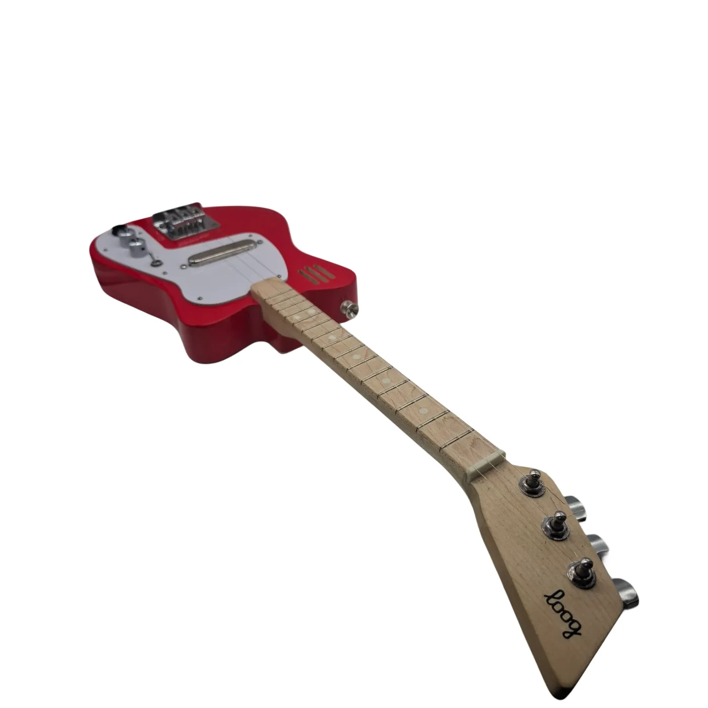 Loog Ukulele Electric 3‑String with Black Tiki Soft Case (WR 1385561)