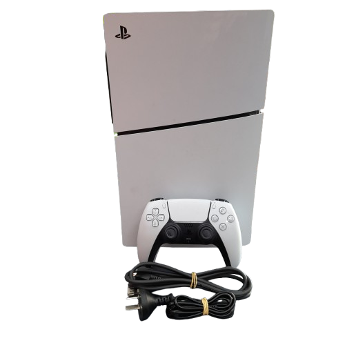 PS5 PlayStation 5 Slim Digital- White With Controller, HDMI & Power Cable(LN)