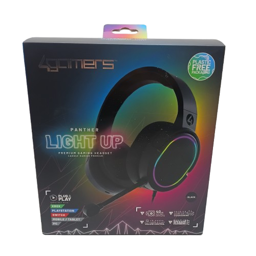 4Gamers Dusk Series Panther Headset (XP-PANTHER-LED) (CP 1408679)