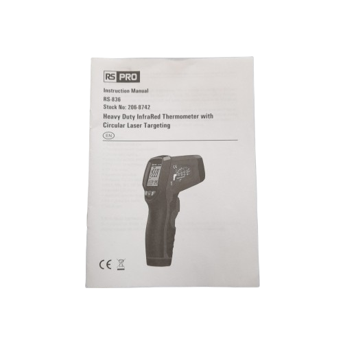 RS PRO Infrared Thermometer RS-836 206-8742 (LN)