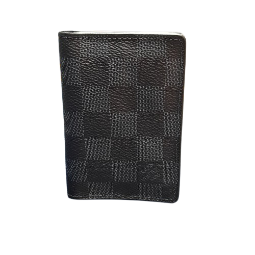 Louis Vuitton Damier Graphite Pocket Organizer with Box, Dust Bag and Certificate of Authenticity (MR)