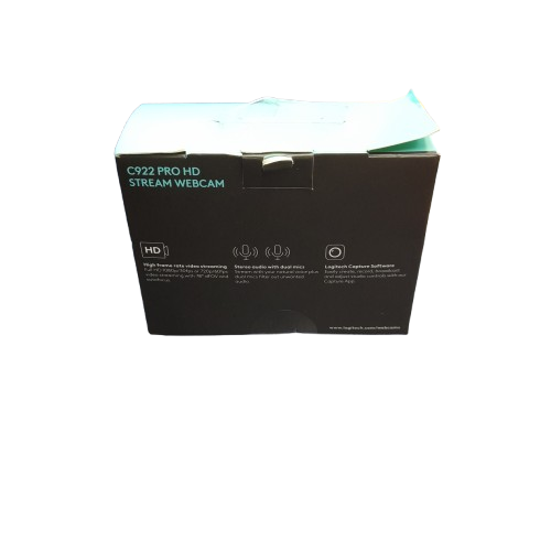 Logitech C922 Pro HD Stream Webcam V-U0028 Black (LN)