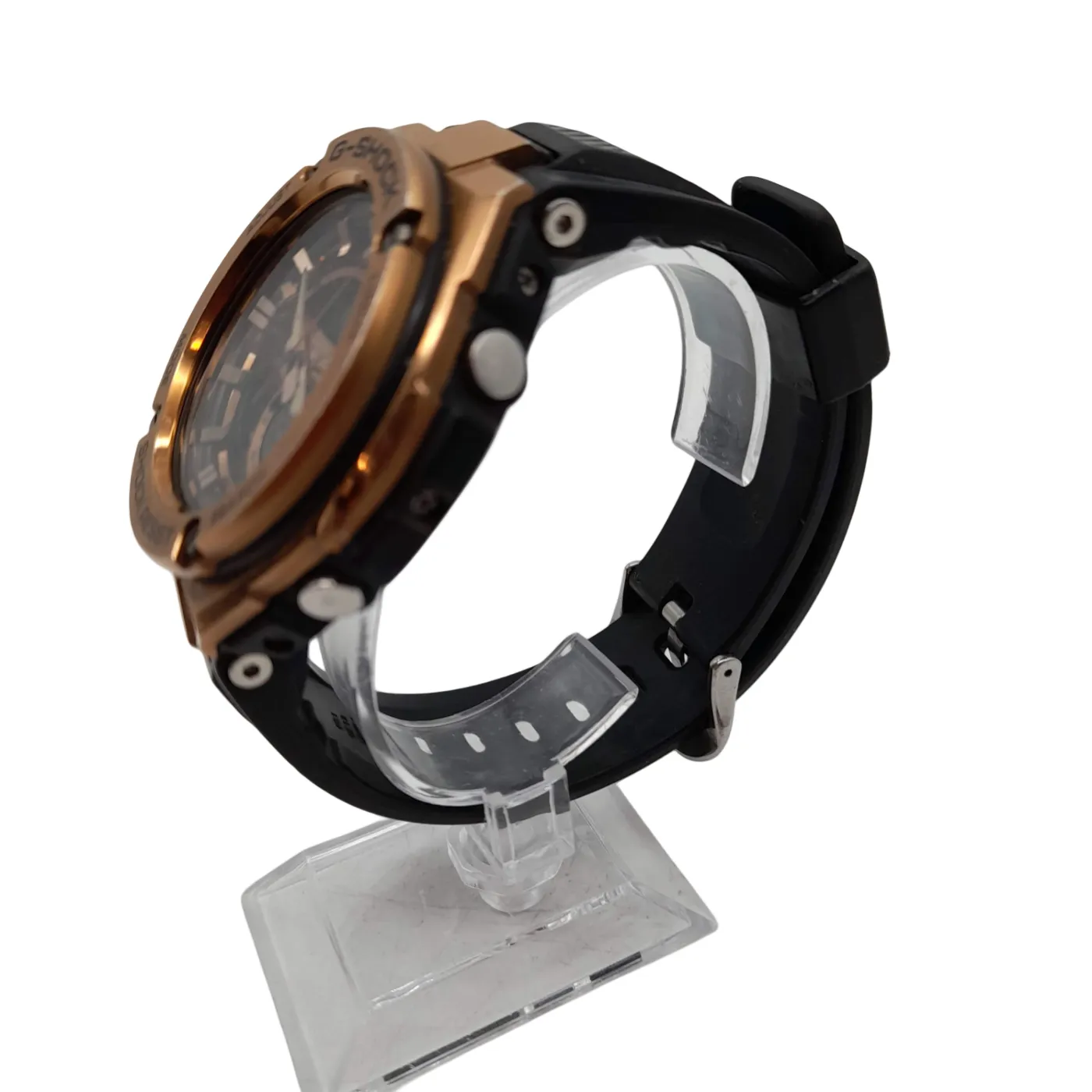 Casio G-Shock G-Steel GTS-210B Black and Gold Analogue Digital Watch (WL 1423410)