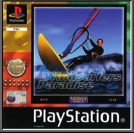 Windsurfers Paradise Playstation 1 Game Good Condition With Manual (GE1365285) * Slight Crack In Front Of Case*