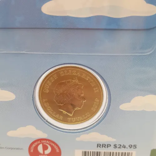 Australia 2019 The Simpsons Perth Mint Tuvalu $1 Coloured Coin