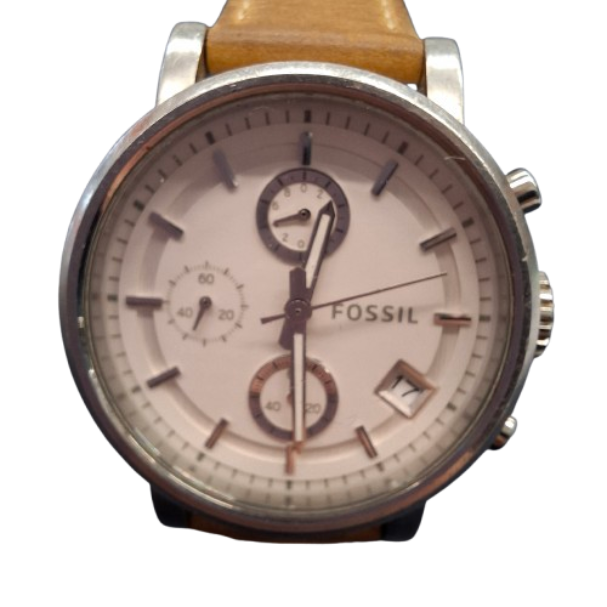 Fossil Original Boyfriend Chronograph Brown Leather Watch ES3625 (JN)