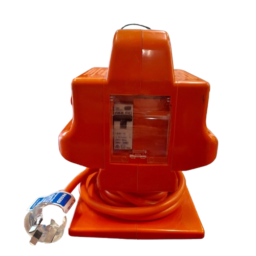 Arlec PB960-L 10A 4-Outlet Heavy Duty Power Block with RCBO Safety Switch (GE) With Box