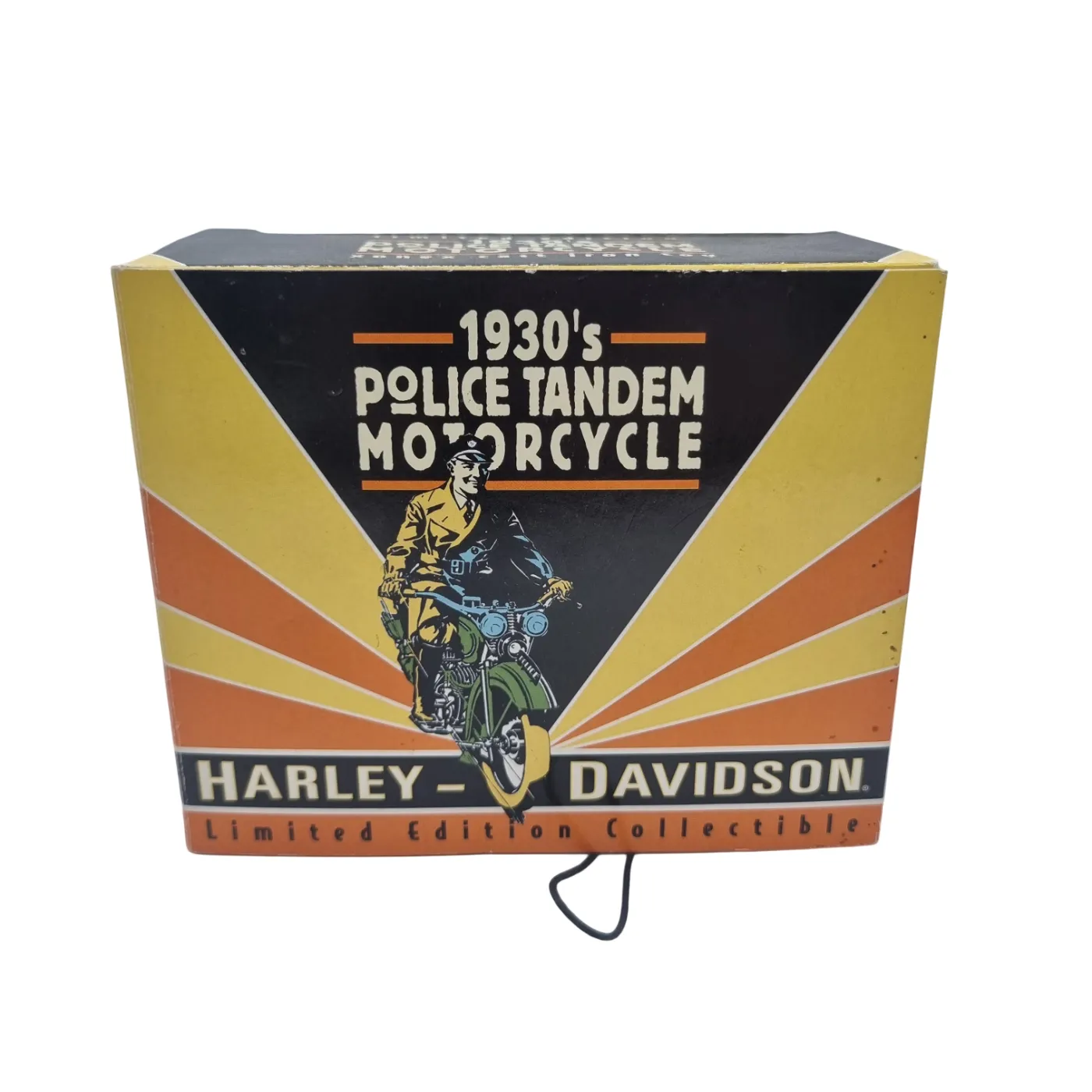 Harley Davidson Limited Edition Collectible: 1930’s Police Sidecar Motorcycle Blue #06035/15000 (From 1997)