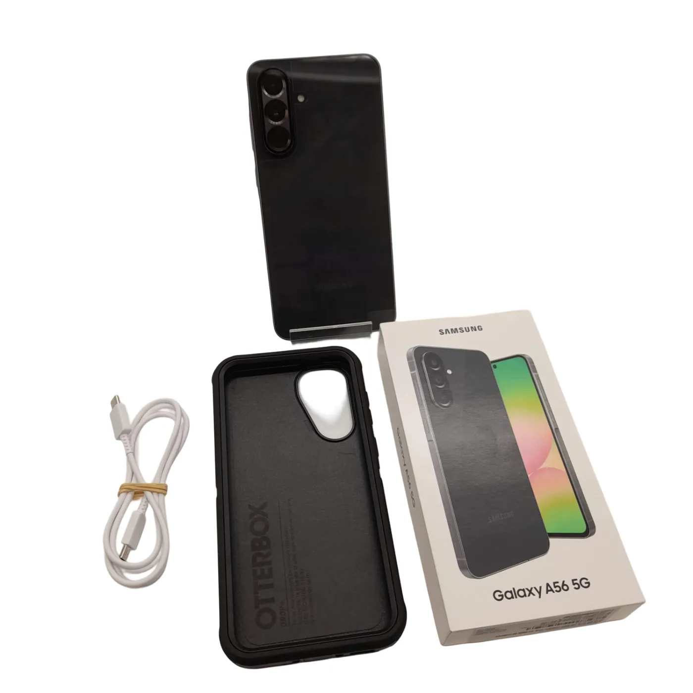 Samsung Galaxy A56 5G 256GB SM-A566B Mobile Phone *Unlocked* + Box + USB + Case (WL)