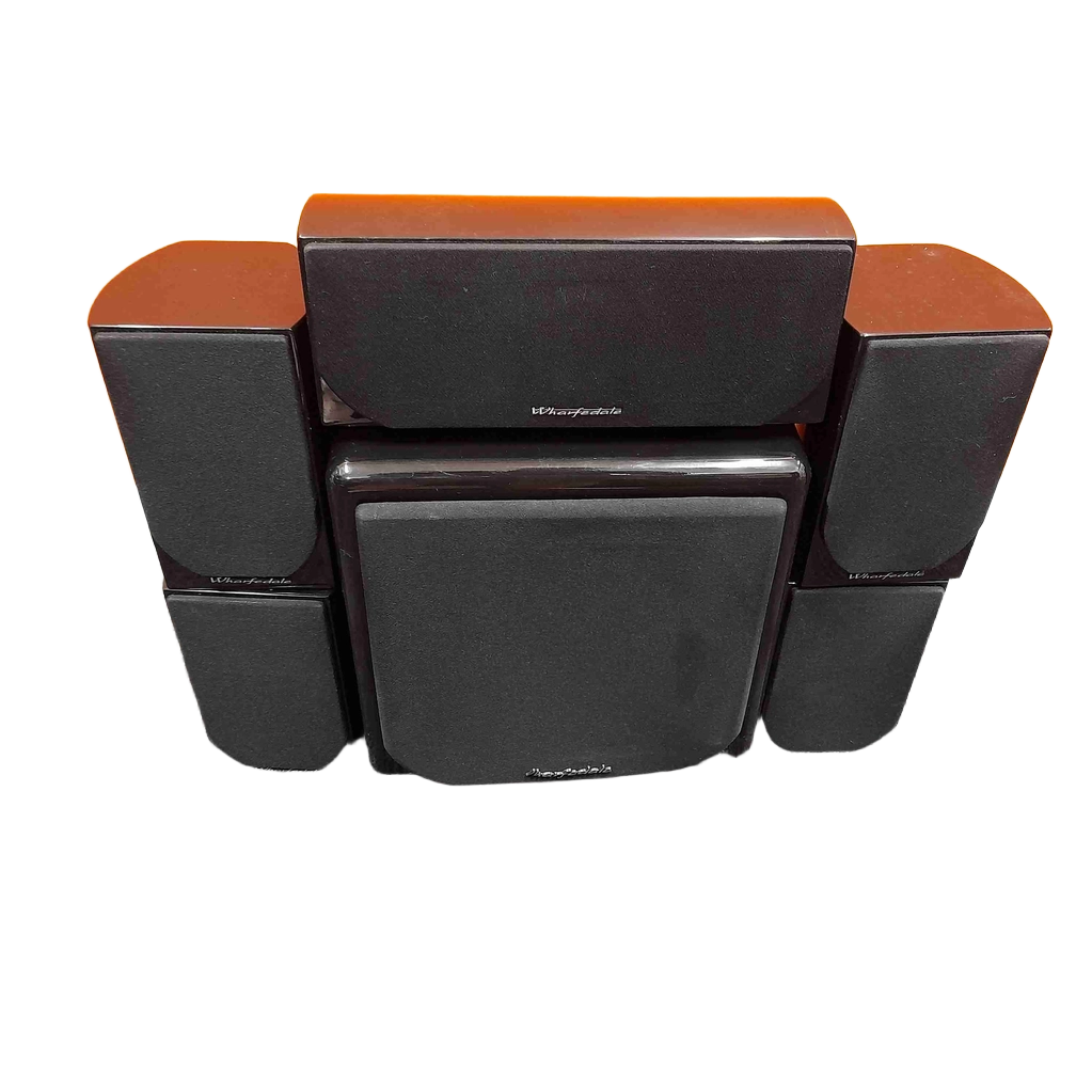 Wharfedale Moviestar DX-1 Subwoofer And 5 Speakers Black (1441191) (WL)