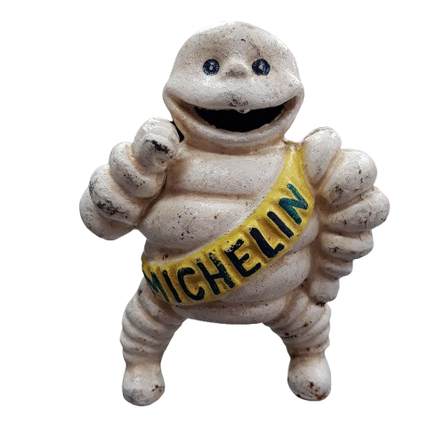 Michelin Man Figure Vic 1936 White Money box ( Vintage )