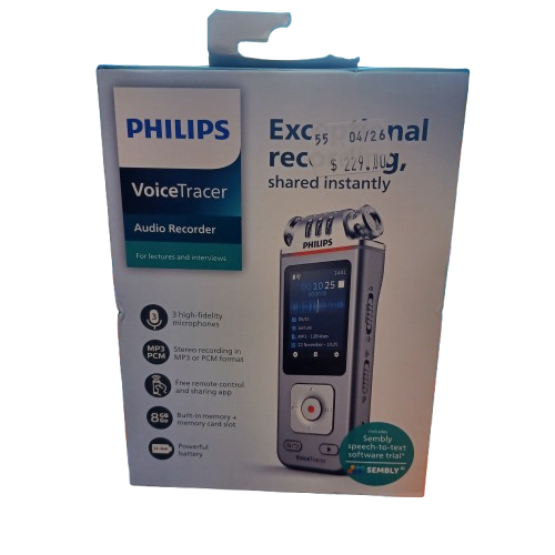 Philips Voice Tracer Digital Recorder DVT4115 (WR 1402505)