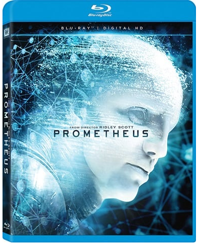 Prometheus Blu Ray + Blu Ray 3D + 2D Blu Ray + DVD + Digital Copy Good Condition (CP)