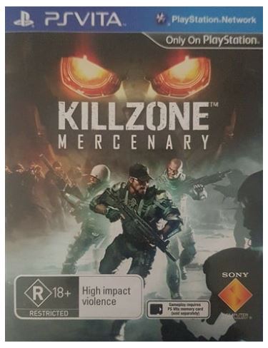 Sony PS Vita Killzone: Mercenary, Good Condition With Case