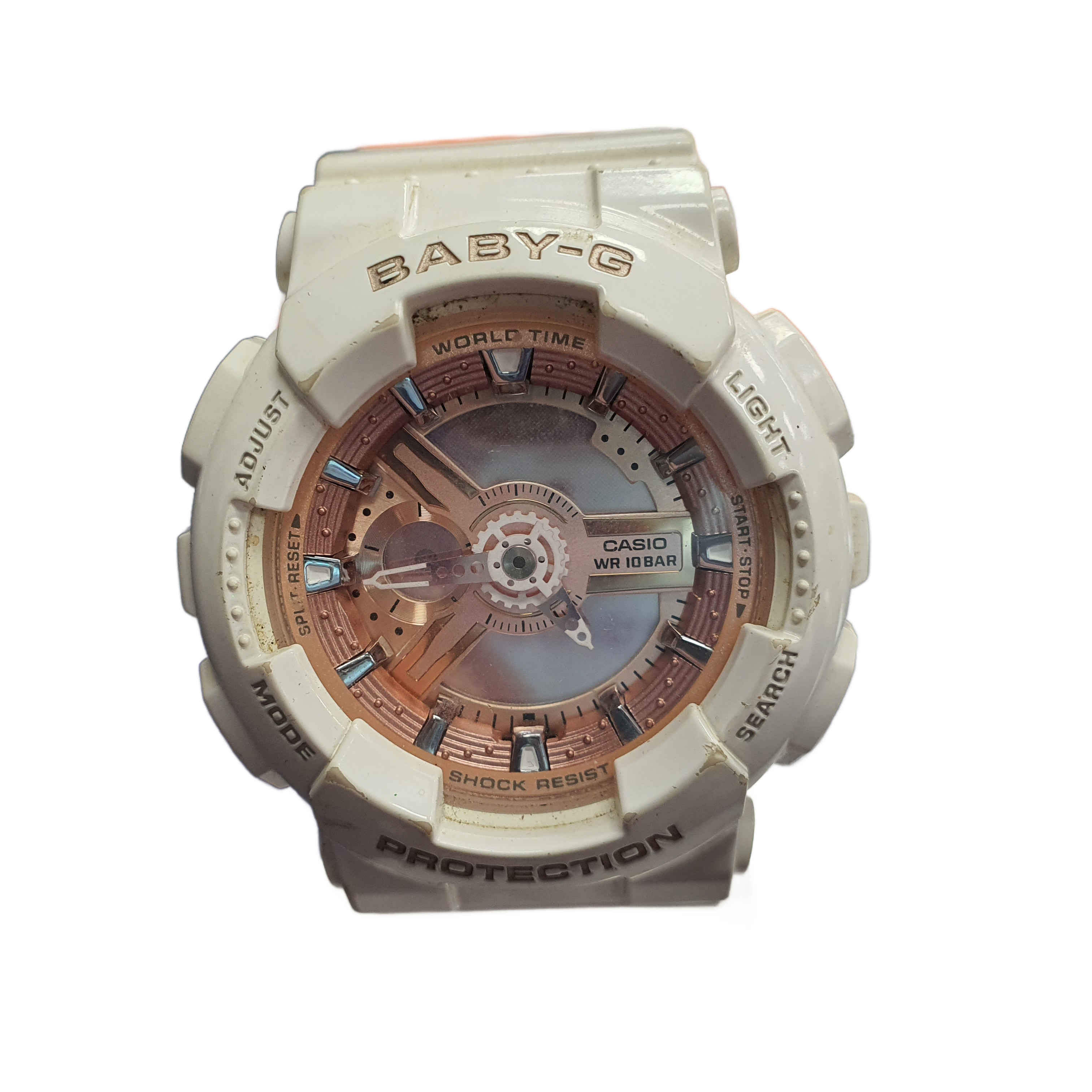 Casio Baby G Shock Watch BA110X White Pink Digital Analogue (1425709) (MR)