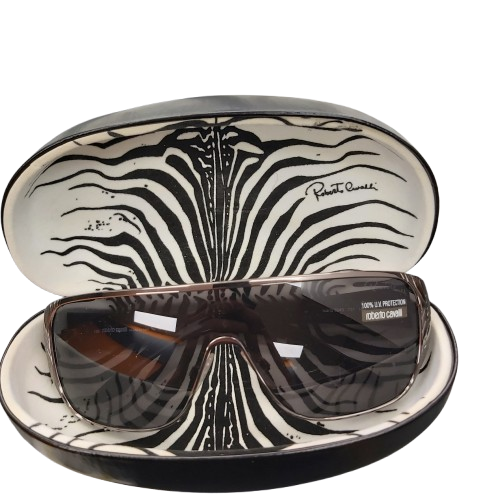 Robert Cavalli Sunglasses Icario Black With Hard Case – Acceptable condition (CP)