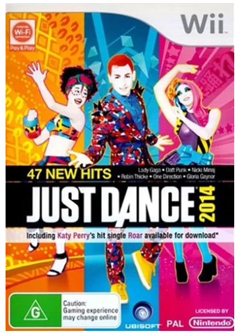 Just Dance 2014 Nintendo Wii Game – Acceptable With Manual