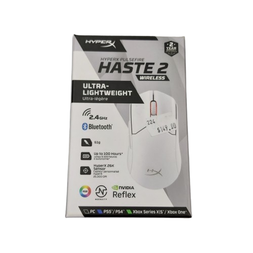 Hyper Haste 2 Wireless Gaming Mouse In Box – Good Condition Used (CP)