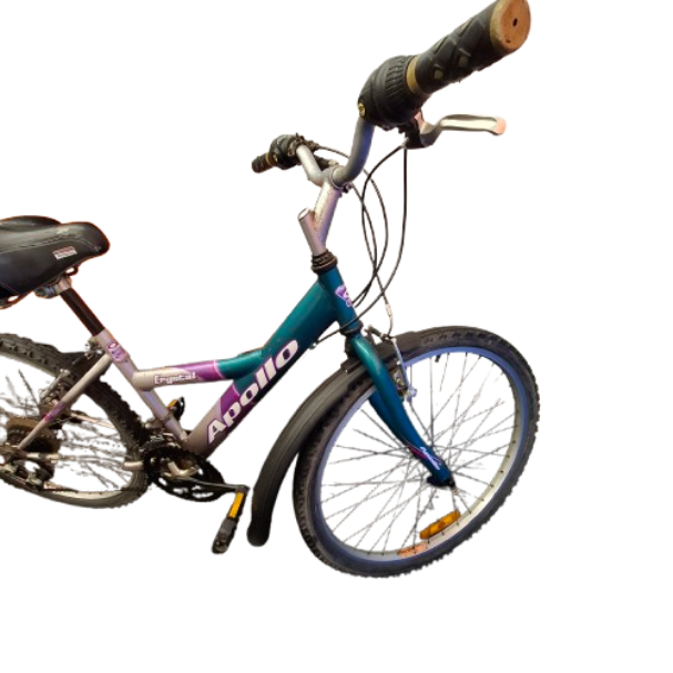 Appolo Crystal Bike Silver  (JN)Pickup