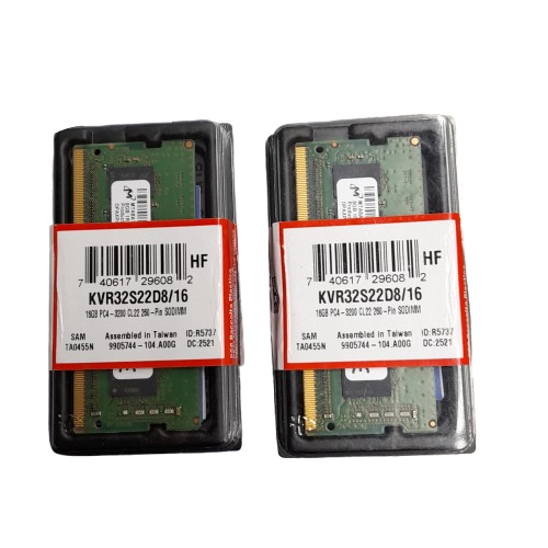 Kingston KVR32S22D8/16 16GB (2 x 8GB) DDR4 Laptop RAM (Used) (LN)