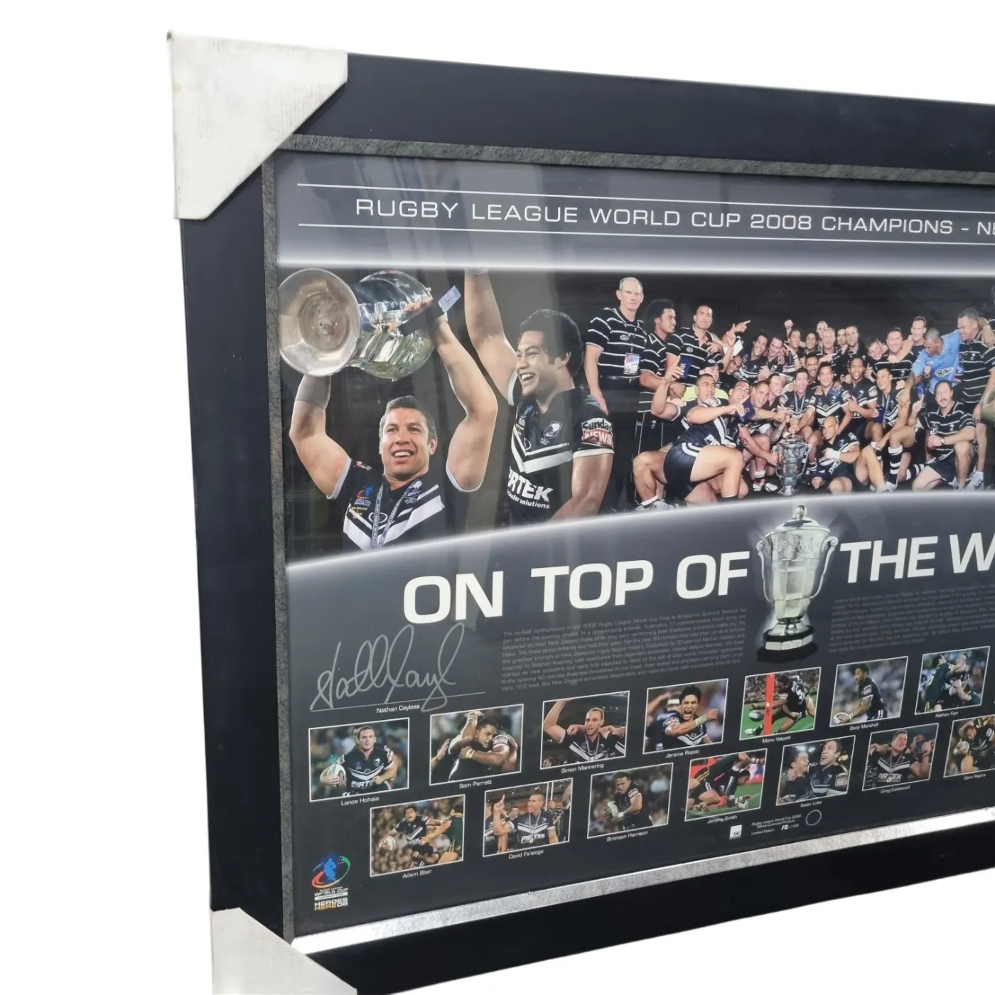 Rugby League World Cup Frame 2008 Champions New Zealand Kiwis (WR 1422659)