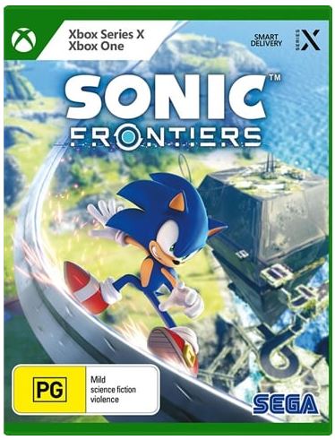 Microsoft XBOX Smart Delivery Sonic Frontiers, Excellent Condition With Case No Manual (LE 1226157)