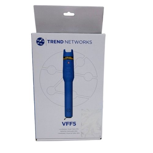 Trend Networks VFF5 Fibre Optic Cable Visual Fault Finder with Accessories Like New