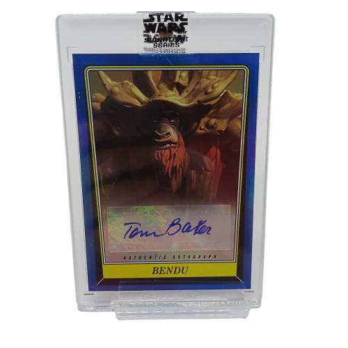 Topps StarWars Signature Series Autograph Card – Bendu Tom Baker (CP)